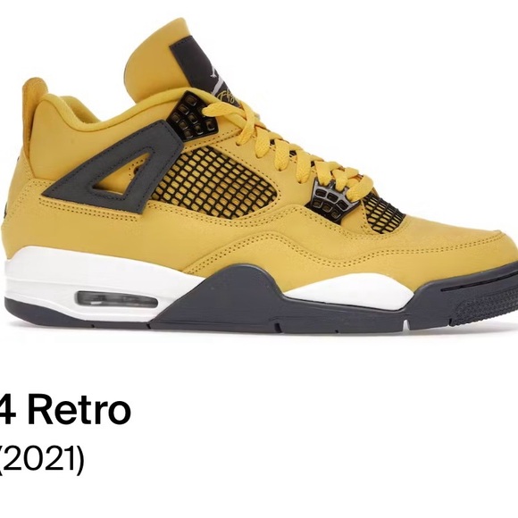 Air Jordan 4 Retro (Lightning) - Picture 9 of 12